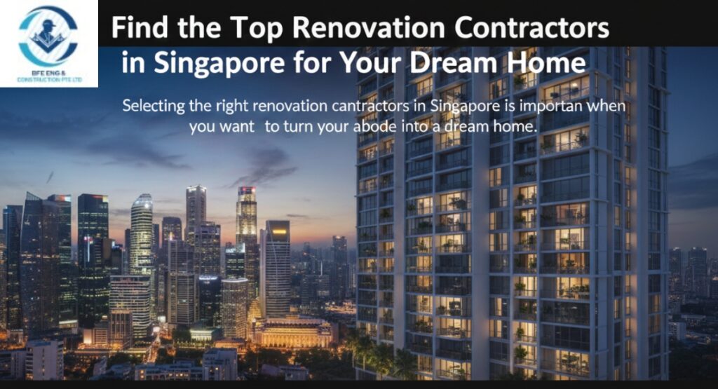 best renovation contractors in Singapore