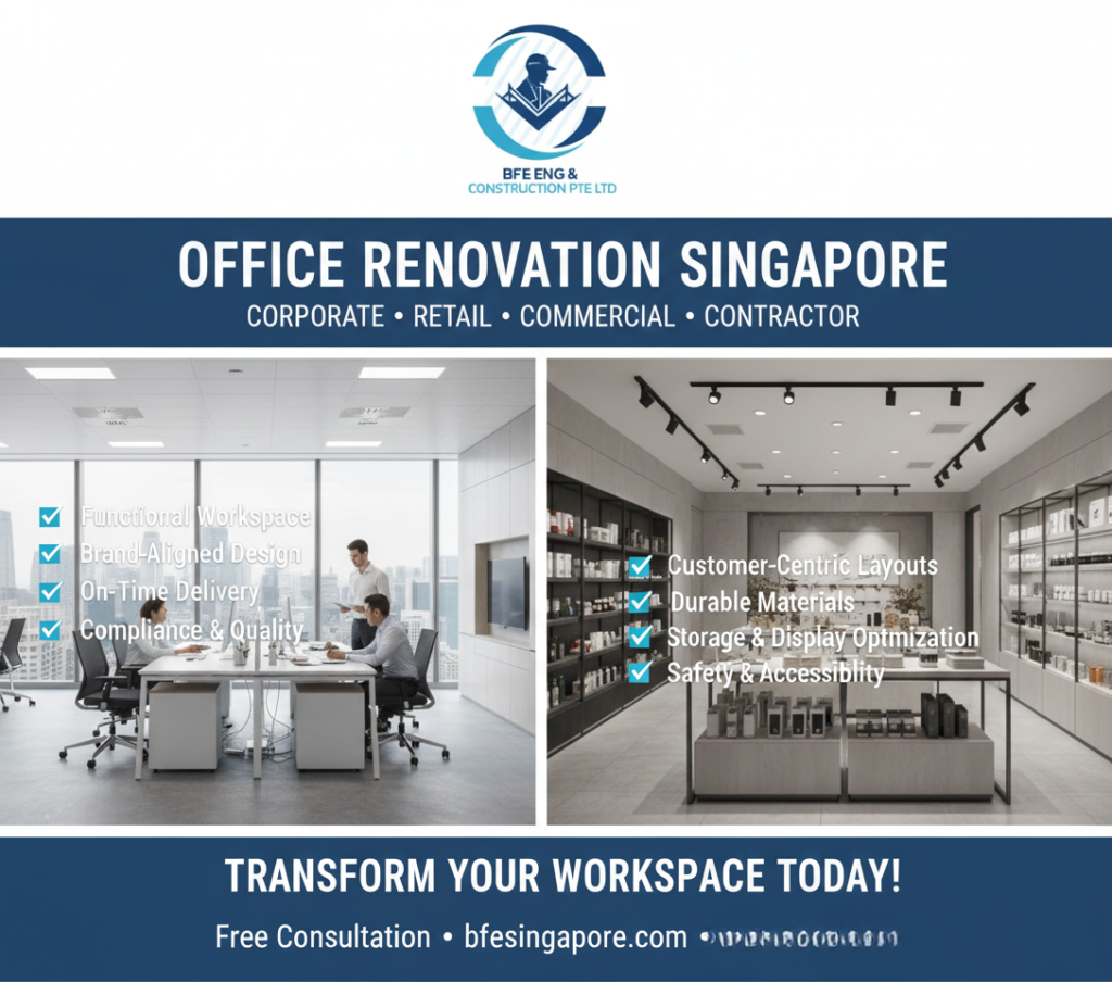 office renovation contractor Singapore