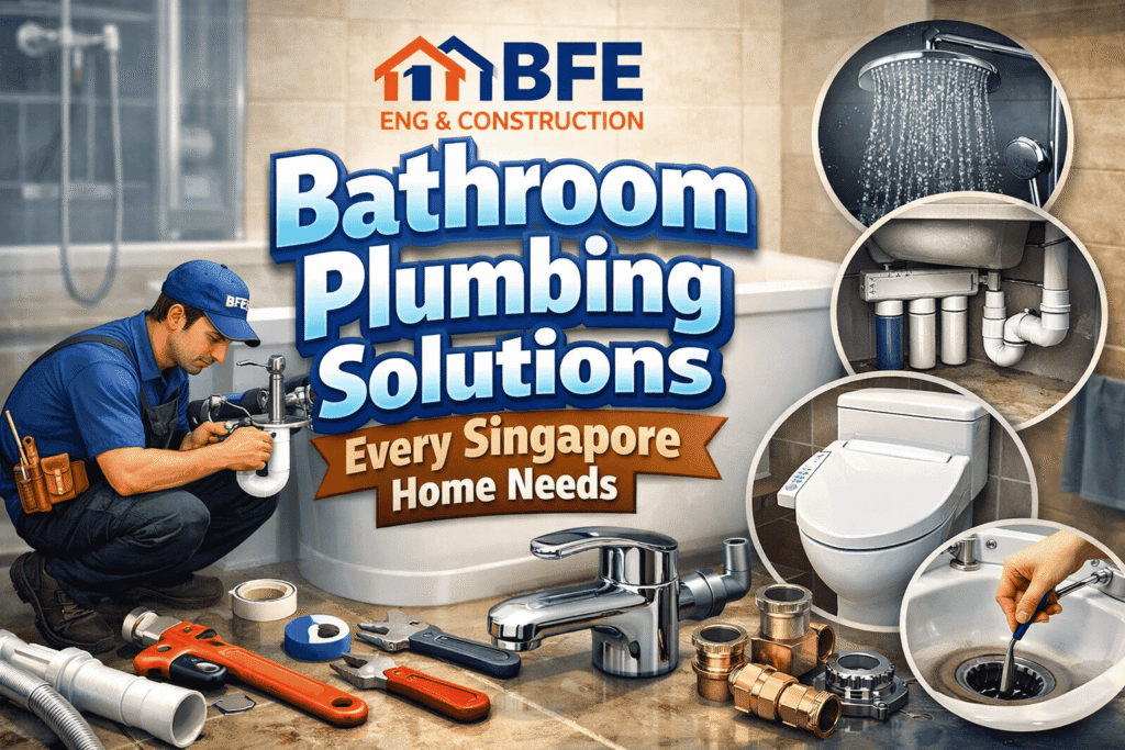 Bathroom Plumbing Solutions Every Singapore Home Needs