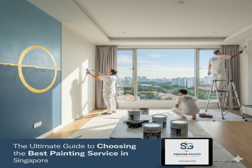 Painting Service in Singapore for homes and offices with expert teams and durable finishes