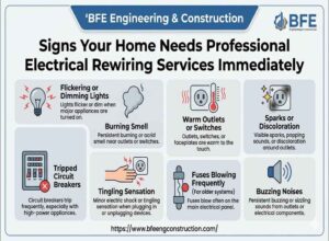 Signs Your Home Needs Professional Electrical Rewiring Services Immediately
