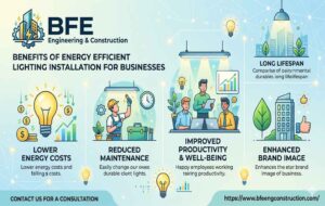 Benefits of Energy Efficient Lighting Installation for Businesses