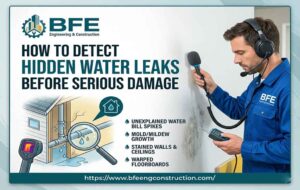 How to Detect Hidden Water Leaks Before Serious Damage